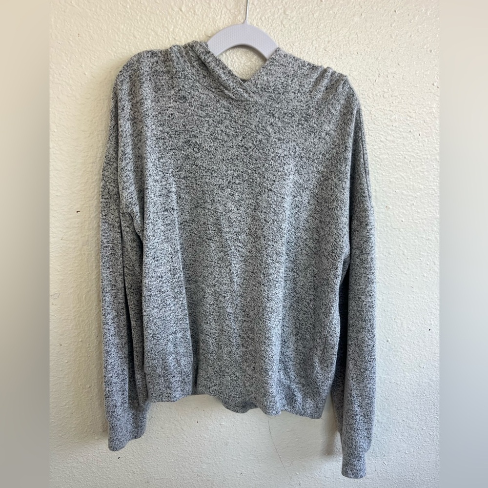 Gap Gray Sweater with hoodie 
for girls size 8